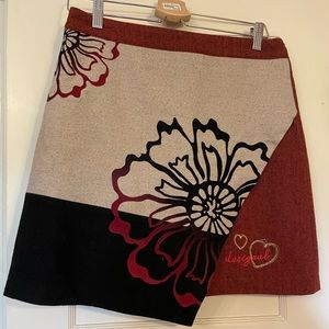 Desigual wool mini skirt